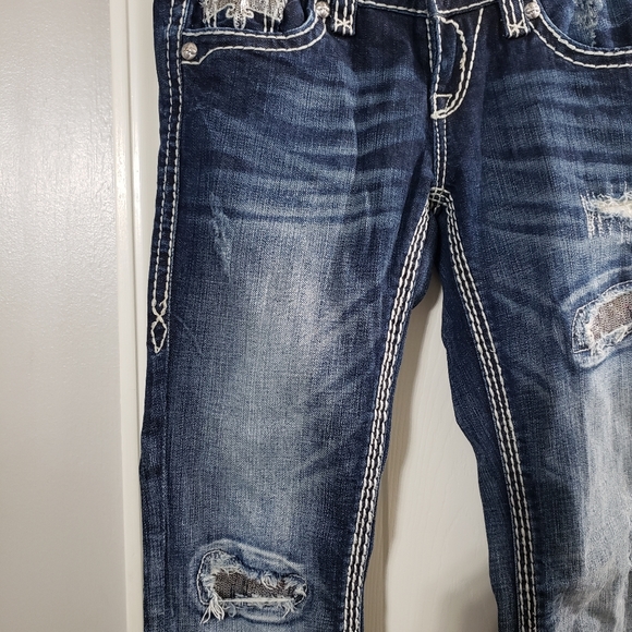 Sequin Rock Revival Jeans - Picture 2 of 7